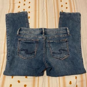 Silver Elyse Capri Jeans